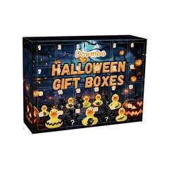 Halloween Countdown Calendar, 24 Day Blind Box with Costumed Rubber Ducks