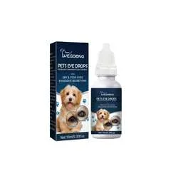 Pet Eye Drops for Dogs and Cats, Gentle Daily Eye Cleaning Solution
